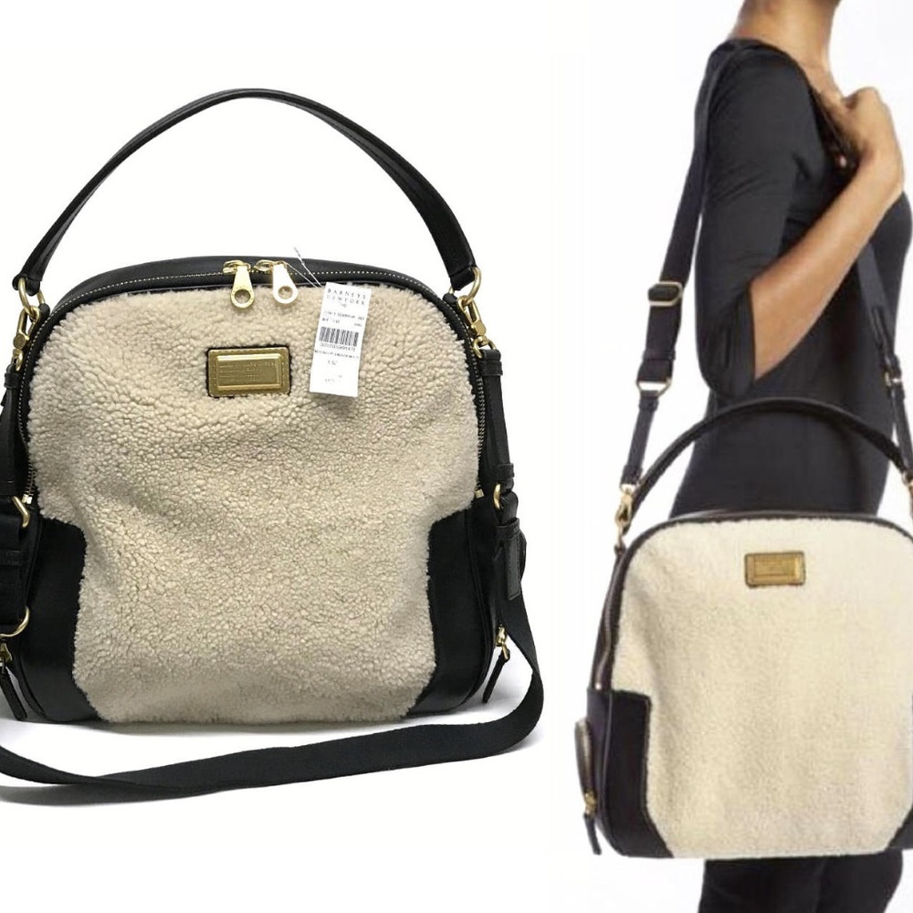 ❌❌SOLD❌❌ MARC JACOBS MERIT Shearling LG Bag NEW - Picture 3 of 8
